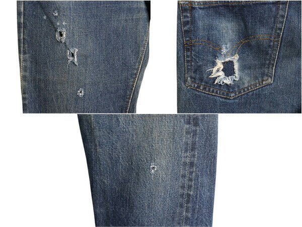 70s ★ リーバイス 501 66前期 インディゴ デニム パンツ メンズ 33 34 / USA製 ヴィンテージ 赤耳 耳付き シングル ストレート 紙パッチ