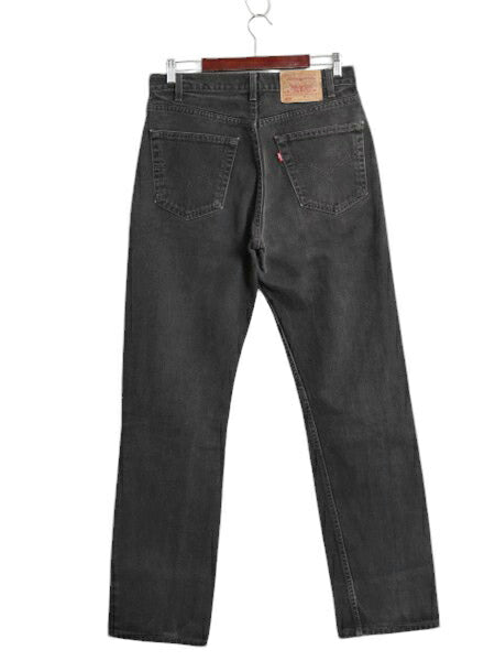 00s ★ リーバイス 505 ブラック デニム パンツ メンズ 33 34 古着 00年代 オールド Levis ジーンズ ジーパン Gパン スリム ストレート 黒
