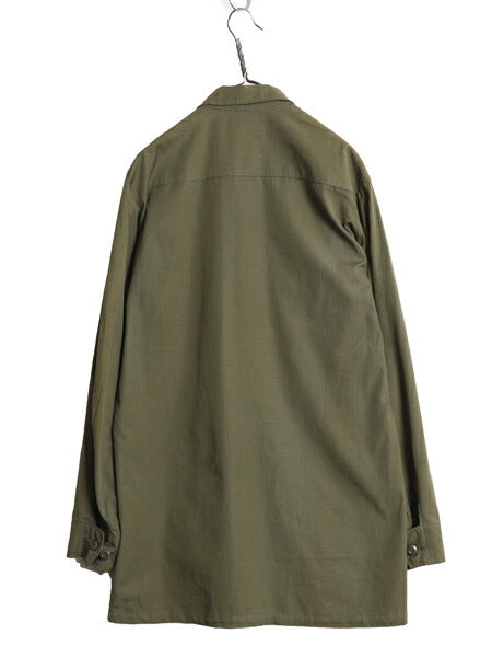 デッドストック 60s ★ 米軍実物 US ARMY 4th ジャングルファティーグ ジャケット MEDIUM LONG / ヴィンテージ ミリタリー リップストップ