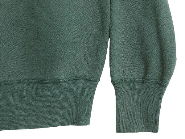 60s USA製 ★ チャンピオン 2段 カレッジ プリント スウェット メンズ M 古着 ランタグ ヴィンテージ トレーナー 裏起毛 100% コットン 緑