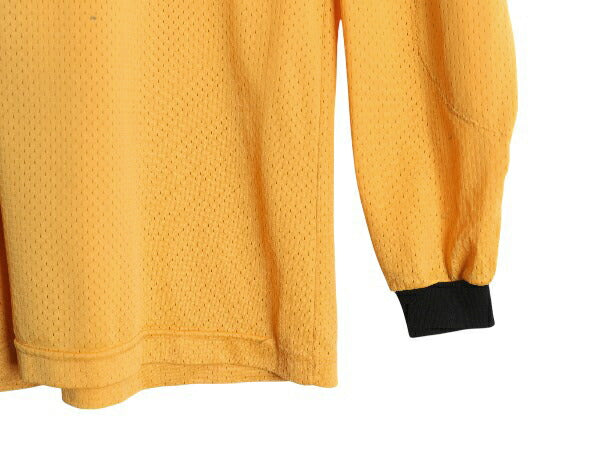 70s USA製 ★ 3Dエンブレム ヤマハ ロゴ プリント モトクロス ジャージ メンズ L / ヴィンテージ 長袖 Tシャツ ロンT バイク レーシング 黄