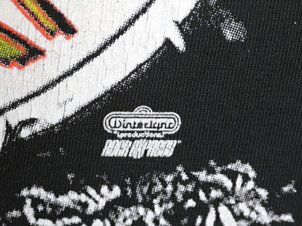 90s USA製 ★ ビートルズ オールオーバー プリント Tシャツ メンズ XL / 90年代 オールド Beatles オフィシャル イラスト バンド ロック 黒