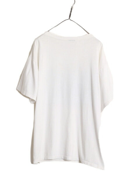 90s ★ HOME IMPROVEMENT ドラマ ロゴ プリント Tシャツ メンズ XL / 90年代 オールド オフィシャル 当時物 イラスト シングルステッチ 白