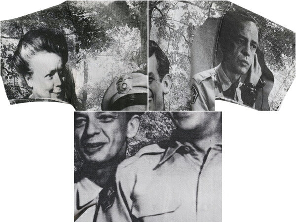 90s ★ The Andy Griffith Show オールオーバー プリント 半袖 Tシャツ メンズ L 古着 フォト イラスト ムービー ドラマ グラフィック 総柄