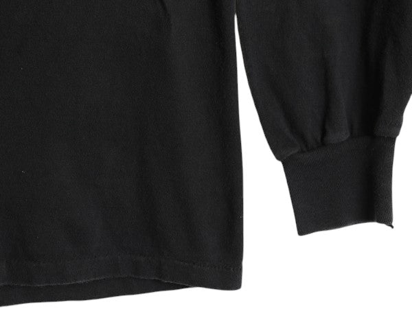 90s USA製 ★ スタージス ハーレー ダビットソン イラスト プリント 長袖 Tシャツ メンズ L 古着 STURGIS バイクロンT シングルステッチ 黒