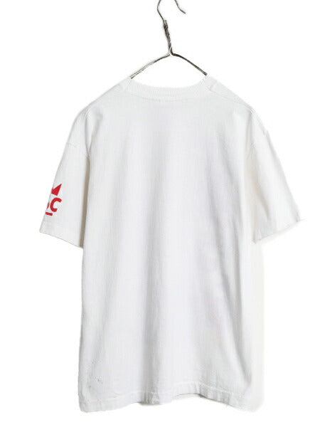 90s ★ ロイヤル シェイクスピア カンパニー アート イラスト プリント Tシャツ メンズ M 古着 オールド 企業 当時物 シングルステッチ 白