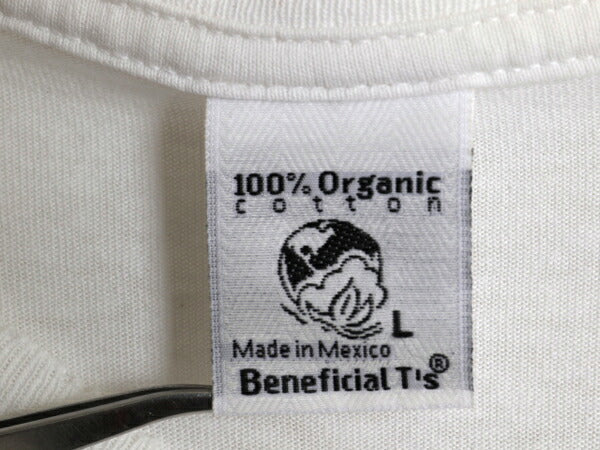 90s ★ パタゴニア 企業物 ロゴ イラスト プリント Tシャツ メンズ L 程 古着 オールド Beneficial T'S 当時物 アウトドア クライミング 白