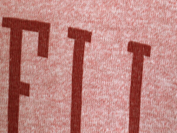 60s ランタグ ★ チャンピオン 染込み カレッジ プリント Tシャツ メンズ M ヴィンテージ USA製 100% コットン シングルステッチ 霜降り 赤