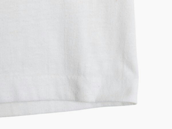 70s ★ FIST ロゴ 染込み プリント リンガー Tシャツ メンズ S / ヴィンテージ スタローン オフィシャル ムービー 当時物 シングルステッチ