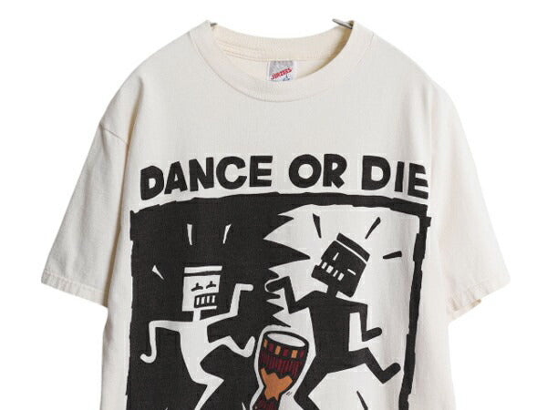 90s USA製 ★ ニューヨーク アート イラスト プリント Tシャツ メンズ L 古着 オールド 当時物 グラフィック シングルステッチ スーベニア