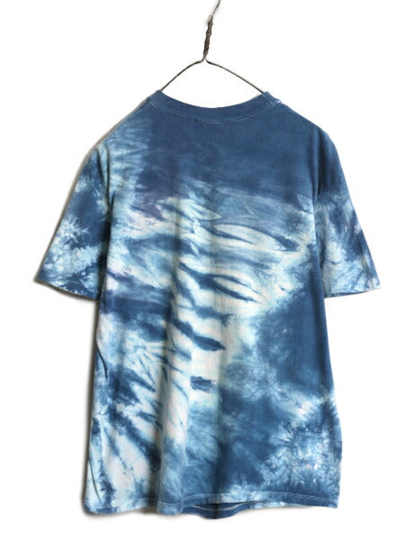 80s USA製 ★ The Who 25周年 Tommy ツアー プリント タイダイ Tシャツ メンズ L 程/ ヴィンテージ イラスト オフィシャル バンド ロック