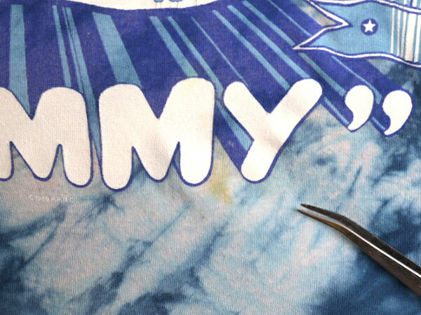 80s USA製 ★ The Who 25周年 Tommy ツアー プリント タイダイ Tシャツ メンズ L 程/ ヴィンテージ イラスト オフィシャル バンド ロック