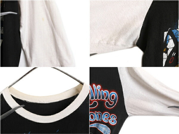 パキ綿 80s ★ ピンクフロイド ツアー プリント ベースボール Tシャツ メンズ S / 80年代 ヴィンテージ PINK FLOYD 当時物 バンド ラグラン
