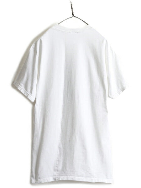 90s USA製 ★ SHAG アート プリント 半袖 Tシャツ メンズ XL / 古着 90年代 オールド ポップ 絵画 芸術 イラスト ヘビーウェイト 当時物 白