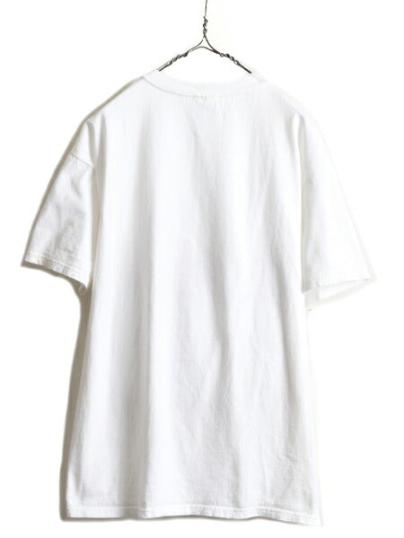 90s ★ WANTED フォト プリント 半袖 T シャツ ( メンズ L ) 90年代 オールド ヘビーウェイト ジョーク 半袖Tシャツ プリントT フォトT 白