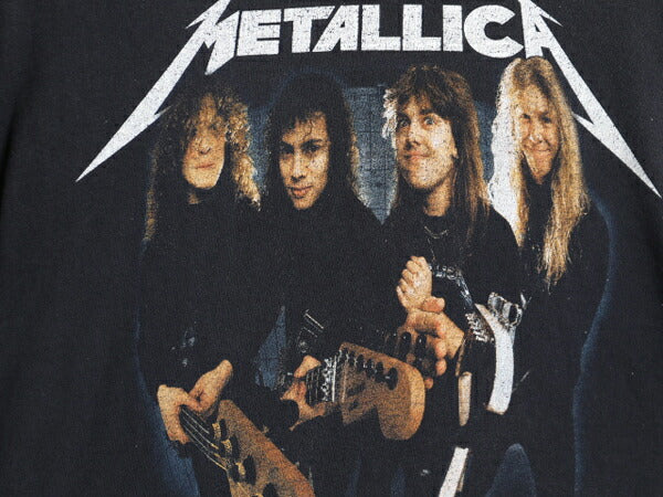 00s ★ メタリカ フォト グラフィック プリント Tシャツ メンズ L / 00年代 オールド METALLICA オフィシャル イラスト バンド ロック 黒