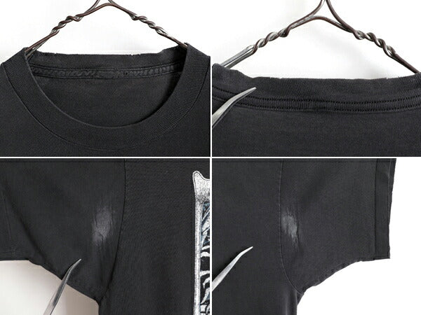 90s ★ アリスインチェインズ ひまわり アート プリント Tシャツ メンズ XL / 90年代 オフィシャル AliceinChains 当時物 バンド ロック 黒