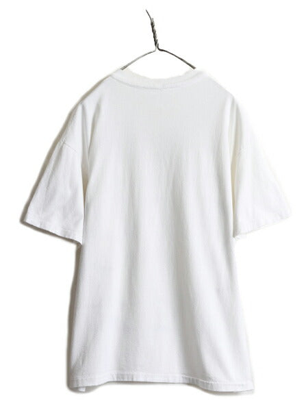 90s ★ FASHION VICTIM スカル 四十八手 イラスト 発泡 プリント Tシャツ メンズ L 程/ 90年代 オールド 当時物 アート エロ ドクロ SEX 白