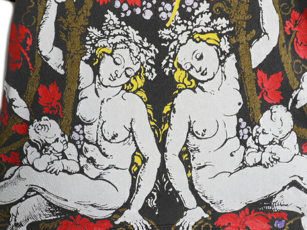 90s USA製 ★ The Tragically Hip オールオーバー プリント Tシャツ メンズ XL 古着 オールド 当時物 バンド ロック 大判 アート イラスト
