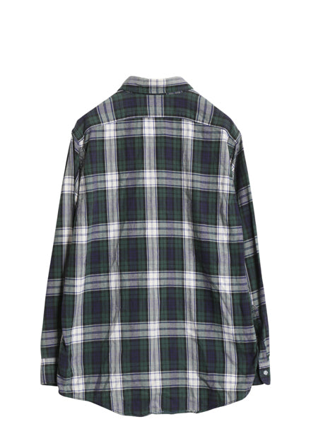 90s エルエルビーン チェック フランネル 長袖 ボタンダウン シャツ メンズ M 古着 オールド コットン 長袖シャツ ネルシャツ マルチカラー