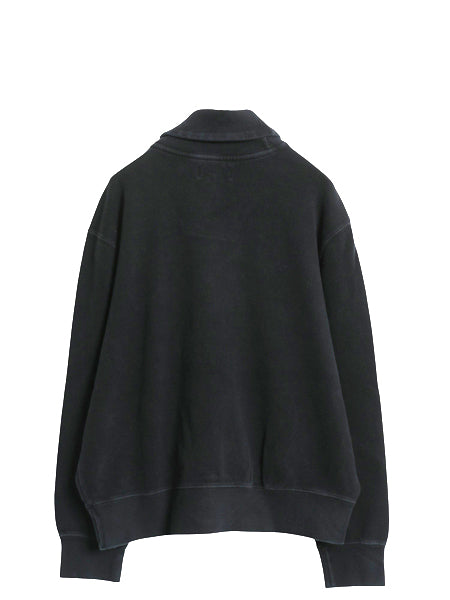 00s ポロ ラルフローレン ショールカラー コットン ニット スウェット メンズ XL オールド セーター トレーナー ワンポイント リブ編み 黒