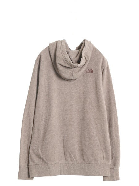 ノースフェイス プリント スウェット フード パーカー メンズ L / アウトドア 裏起毛 プルオーバー トレーナー ベア イラスト グラフィック