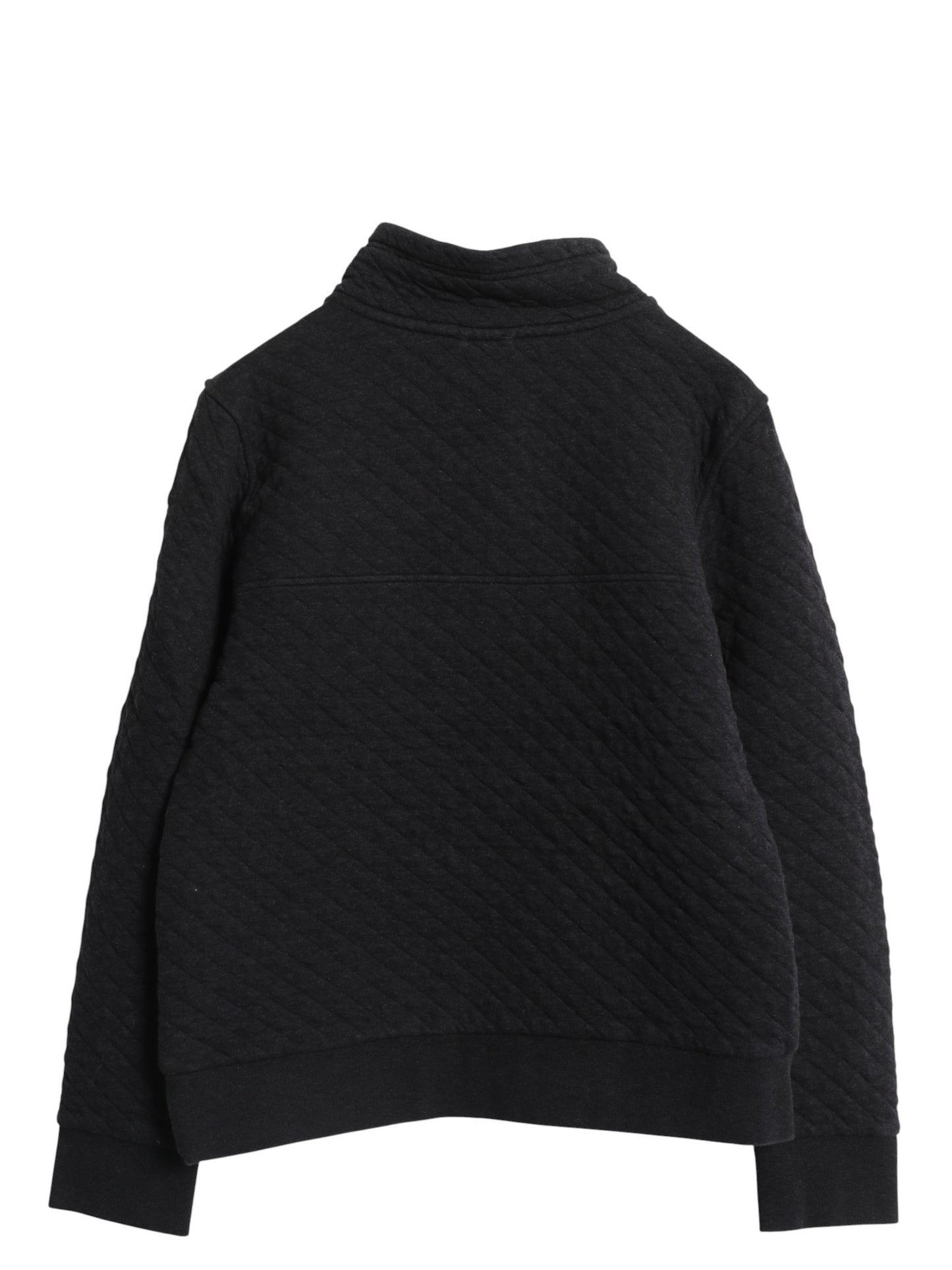 パタゴニア オーガニック コットン キルト スナップT レディース S 18年製 キルティング ジャケット プルオーバー ジャンパー ブルゾン 黒