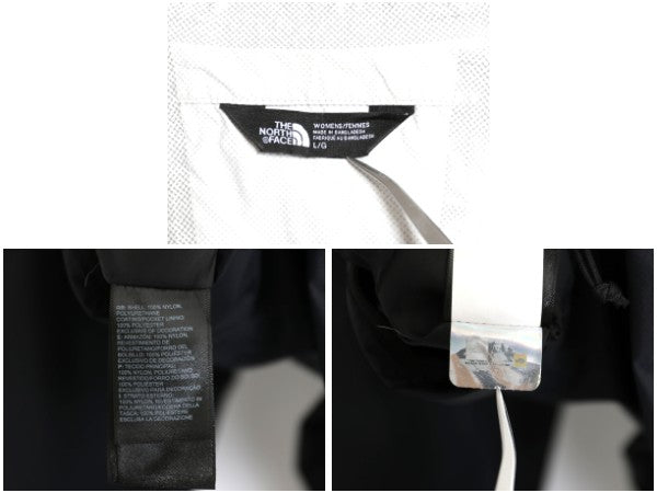 US企画 ノースフェイス ベンチャー 2 ジャケット レディース L マウンテンパーカー ナイロン DRYVENT ジャンパー パッカブル ハイネック 黒
