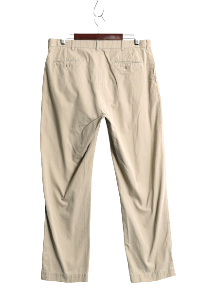 90s ポロ ラルフローレン コットン チノ パンツ 36 30.5 / オールド スラックス チノパン ストレート ノータック アーミー タイプ ベージュ