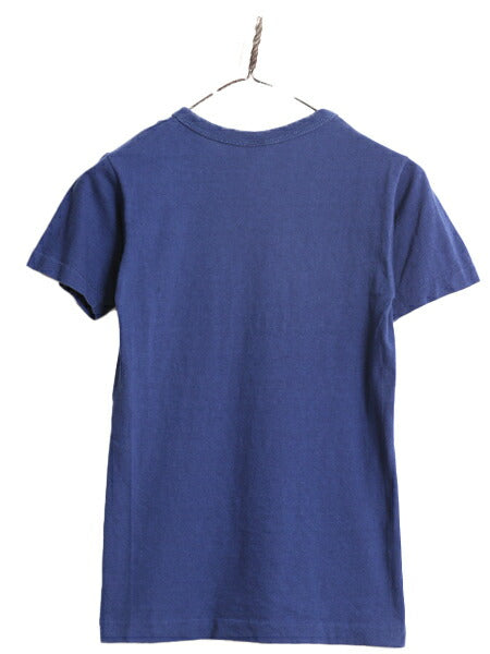80s USA製 チャンピオン ゴルフ イラスト プリント Tシャツ メンズ S 小さめ / ヴィンテージ Champion 100% コットン シングルステッチ 紺