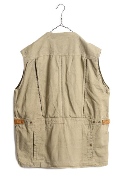 90s オービス サファリ ベスト メンズ XL 90年代 オールド 旧タグ ORVIS アウトドア 重ね着 フィッシング ハンティング 多ポケット 前開き