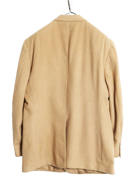 90s ブルックスブラザーズ テーラード ジャケット メンズ XL 程/ 古着 オールド ブレザー キャメル ヘアー トラッド シンプル 大きいサイズ