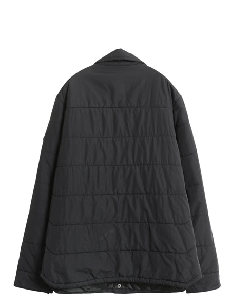 ノースフェイス 中綿 キルティング ナイロン ジャケット メンズ L / 古着 アウトドア ジャンパー ブルゾン ワンポイント シャツ タイプ 黒