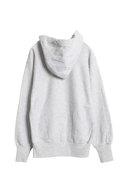 90s USA製 カレッジ ワッペン スウェット フード パーカー メンズ M オールド トレーナー 裏起毛 ヘビーウェイト リバース タイプ 雰囲気系