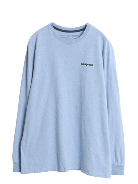 パタゴニア 両面 プリント 長袖 Tシャツ メンズ M / 19年製 アウトドア ロンT ロングスリーブ P6 バックプリント ボックスロゴ カットソー