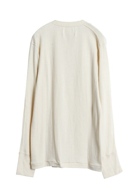 デッドストック 80s 米軍実物 US ARMY ヘンリーネック アンダーシャツ メンズ M 新品 80年製 ヴィンテージ 長袖 Tシャツ サーマル リブ編み