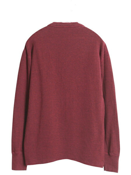 エルエルビーン ヘンリーネック 長袖 Tシャツ メンズ M / ロンT アンダーシャツ ロングスリーブ ロングTシャツ カットソー 2レイヤー 厚手