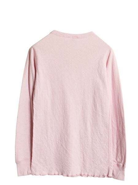 80s USA製 デュオフォールド 2レイヤー 長袖 Tシャツ レディース M 小さめ S ヴィンテージ 無地 ロンT アンダーシャツ カットソー インナー