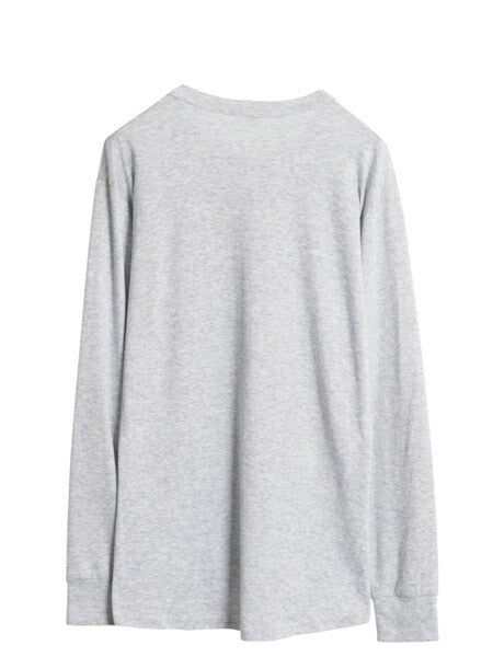 90s USA製 ランズエンド 無地 長袖 Tシャツ メンズ M / オールド ロンT アンダーシャツ カットソー ストレッチ インナー トップス シンプル