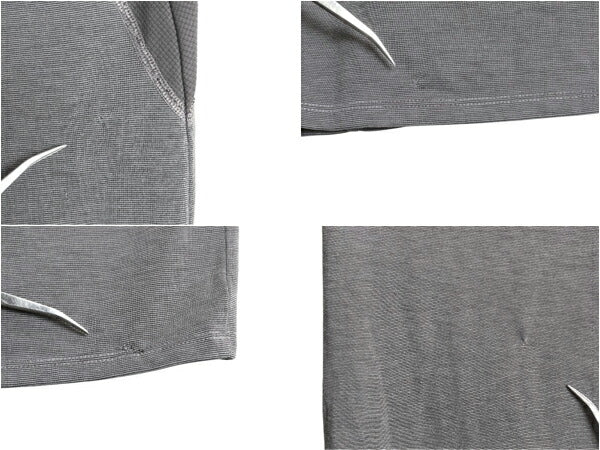 ノースフェイス ボーダー 長袖 Tシャツ メンズ L / アウトドア ロンT ロングスリーブ カットソー インナー ストレッチ ワンポイント 黒 灰