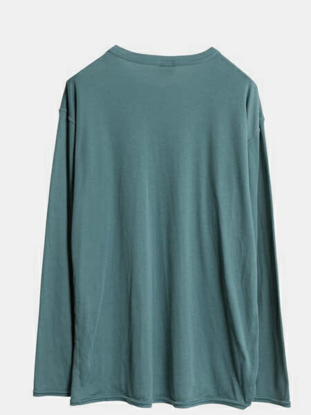 90s USA製 パタゴニア キャプリーン 長袖 Tシャツ メンズ L オールド アウトドア ロンT アンダーシャツ ストレッチ インナー 無地 グリーン