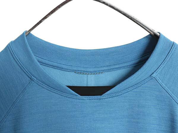パタゴニア 長袖 Tシャツ メンズ L / 22年製 アウトドア ロンT ストレッチ サイクル ジャージ ロングスリーブ カットソー サイクリング 青