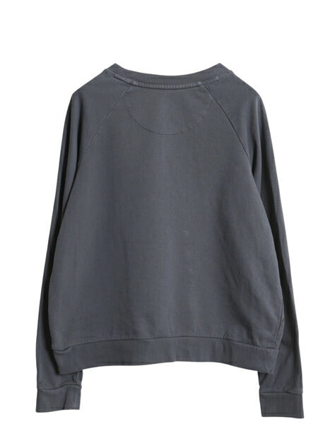 パタゴニア クルーネック スウェット レディース M / アウトドア トレーナー カットソー 長袖 Tシャツ ロンT 薄手 ワンポイント 白タグ 灰