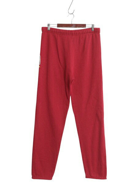 80s USA製 ハーバード カレッジ プリント スウェット パンツ メンズ L 古着 ヴィンテージ 裏起毛 トレーナー ワンポイント イージーパンツ