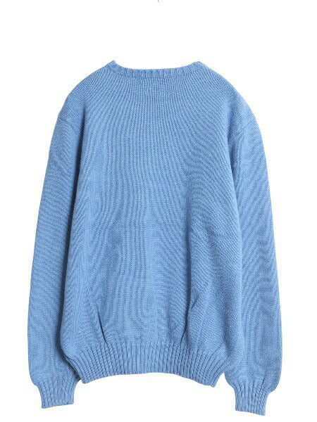 90s ポロ ラルフローレン コットン ニット セーター メンズ XL / オールド 長袖ニット ワンポイント クルーネック 大きいサイズ シンプル