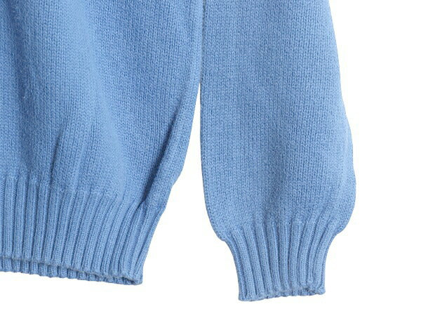90s ポロ ラルフローレン コットン ニット セーター メンズ XL / オールド 長袖ニット ワンポイント クルーネック 大きいサイズ シンプル