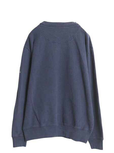 90s ポロゴルフ ラルフローレン ワンポイント スウェット メンズ L / オールド ポロ トレーナー 裏起毛なし 薄手 クルーネック シンプル 紺