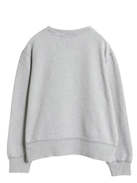 00s バナナリパブリック 染込み プリント スウェット メンズ レディース M / オールド トレーナー ワンポイント シンプル ゆったり グレー