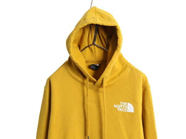 US企画 ノースフェイス 両面 プリント スウェット フード パーカー メンズ M / プルオーバー トレーナー アウトドア 裏起毛 ボックスロゴ