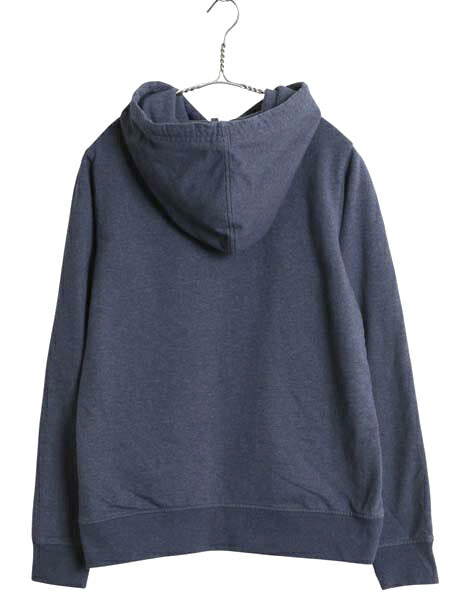 パタゴニア プリント スウェット フード パーカー レディース S 程 古着 18年製 プルオーバー トレーナー フィッツロイ ベア グラフィック